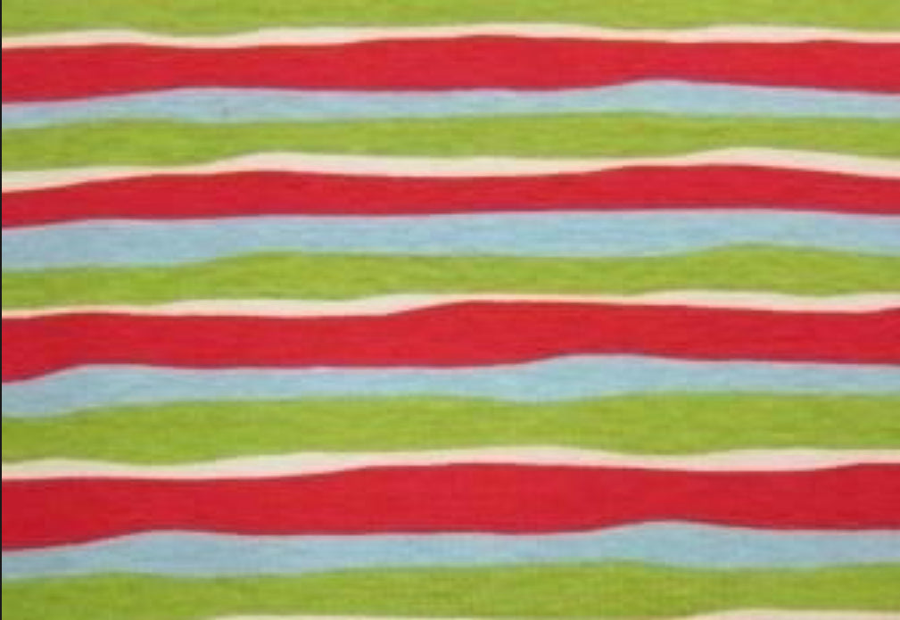 2-Piece Long Sleeve Snug Fit Pajama Set- Wavy Stripes